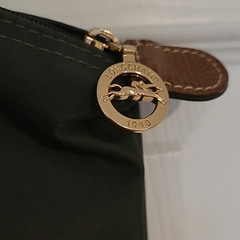 Longchamp Le Pliage Charcoal Grey Large Tote Bag - Picture 4 of 12